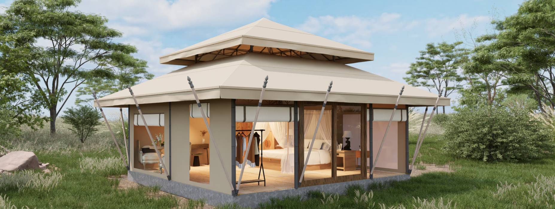 海拉尔区户外野奢帐篷